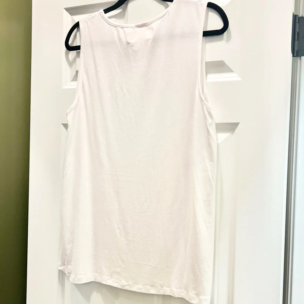 3/$19 NWT Vocal USA embellished shimmer sleeveless tank top blouse - Picture 15 of 16
